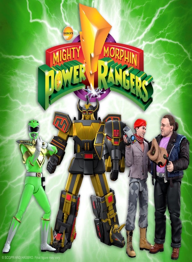 Super7 ULTIMATES! Mighty Morphin Power Rangers Skull - 7" Power Rangers Action Figure with Accessories Classic TV Show Collectibles and Retro Toys - Image 3